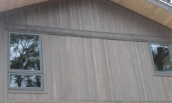 Cedar tongue and groove wood siding