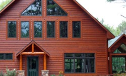 Cedar bevel wood siding