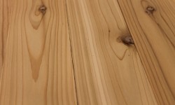 Cedar surfaced lumber