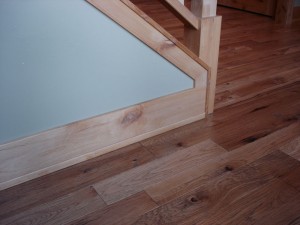 Hickory wood trim