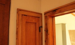 Reclaimed oak wood trim