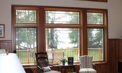 Walnut wood trim