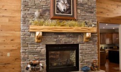 Wood mantles
