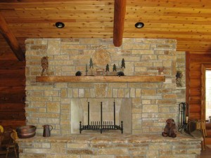 Wood mantles