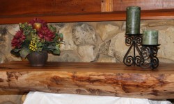 Wood mantles