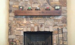 Wood mantles
