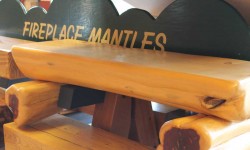 Wood mantles