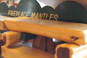 Wood mantles