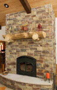 Wood mantles