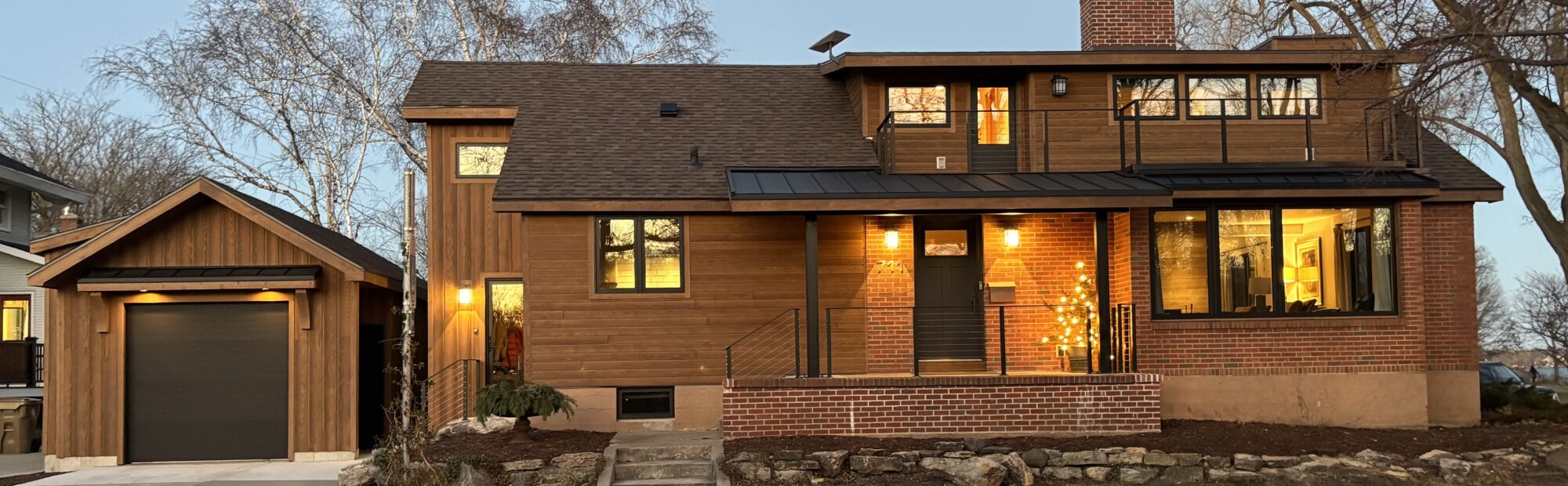 alt='Cedar Narrowline Channel Siding - Contemporary Collection'