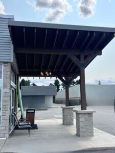 TK Cedar Posts, Beams, Rafters and Roof Decking w/ Proluxe Log & Siding